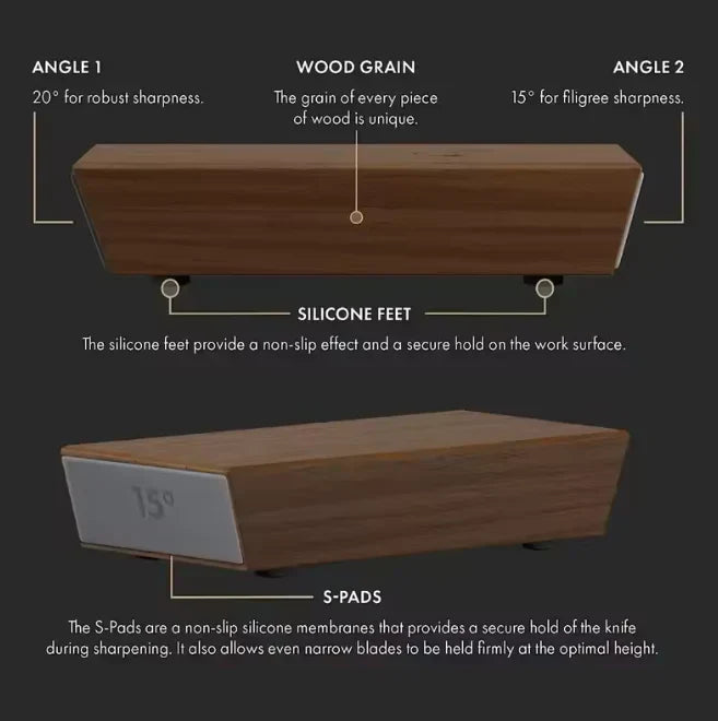 Nestlyt™ Rolling Knife Sharpener Kit